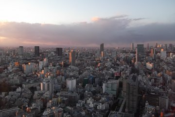 Looking north towards Shinjuku