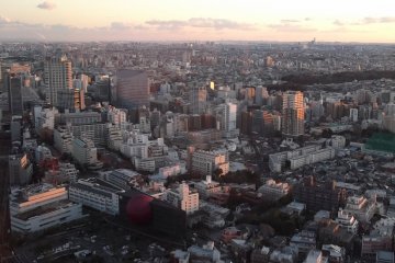Looking north-east across the city (I think)