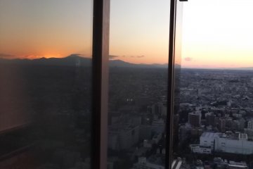 An arty reflection in the window