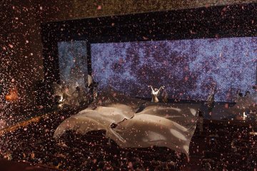 Film, dance and music merge in this amazing show