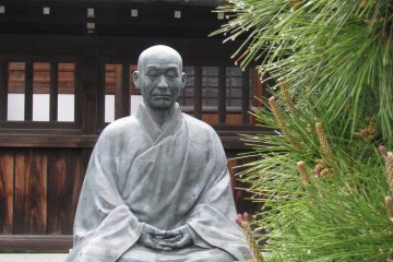 The monument to Kodo Sawaki – famous in Japan zen master