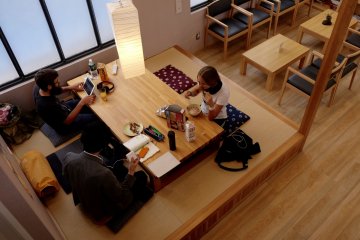 Compartiendo el almuerzo