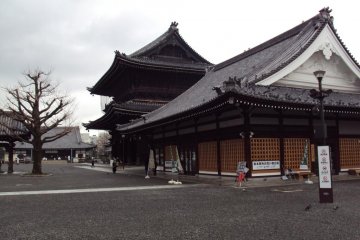 Inside the temple grounds.