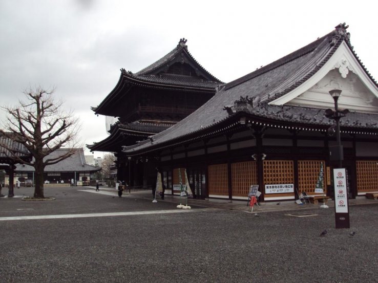Inside the temple grounds.