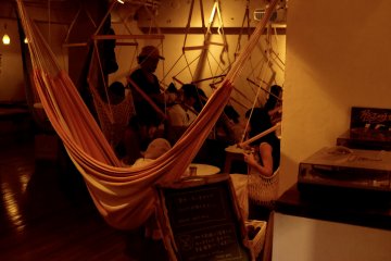 The laid-back hammock café and gallery
