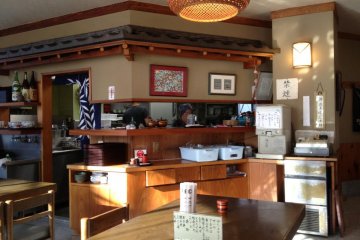 The soba restaurant, Oshimaya.