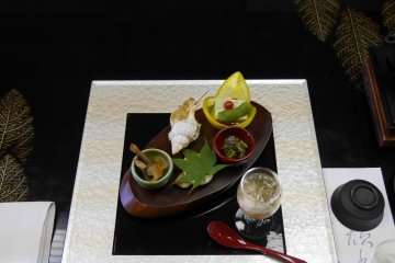 The highlight of my stay, first course includes the fabled Truffle Tsubugai. Absolutely delicious!