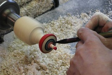 A spinning top is almost ready! It really didn't take too long!