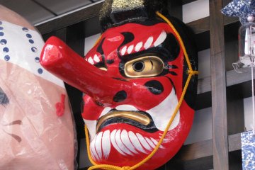 Traditional tengu mask