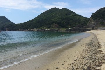 The water is pristine.