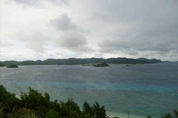 Nishihama beach on Aka