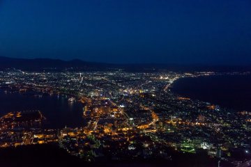 Pemandangan malam Hakodate yang terkenal