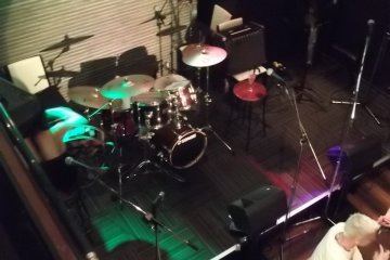 A pre-show view from the balcony