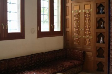 Turkish themed rest area for visitors