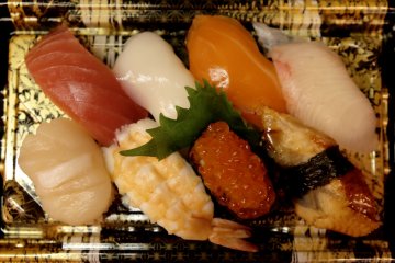 Enjoy fresh sushi