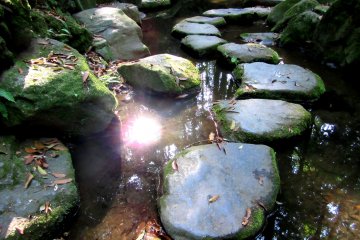 You can take stone paths as well