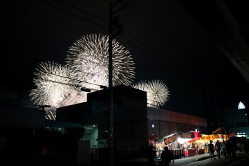 You don't need to be at the heart of the event to enjoy the fireworks