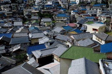 Saikazaki village from the top