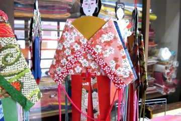 Female Tanabata dolls with fine painted faces