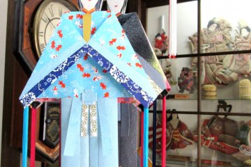 Male Tanabata dolls of different colors