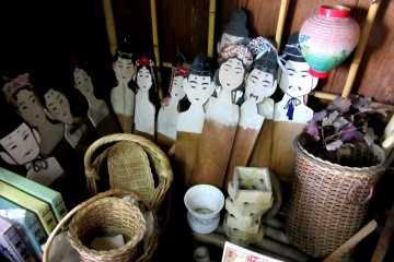 In the shop you can see half-produced dolls