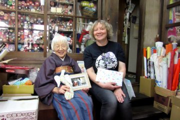 Mimura-san had already passed away, but I could meet Mrs. Mimura after 3 years