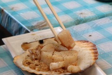 How about a huge scallop?