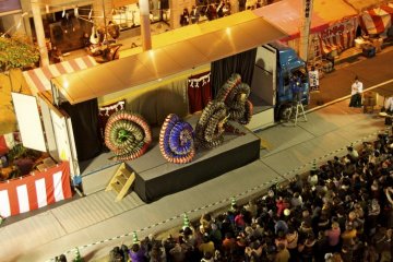 Half of the eight-headed serpent of Yamata-no-orochi