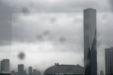 Ghostly buildings