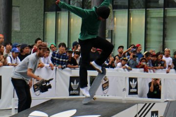 Probably the most anticipated obstacle that got many skateboarders tripping and falling