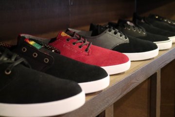 The Mint sells a variety of shoe brands