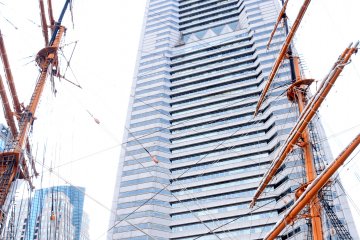 You have to crane your neck to see the top of the building from here