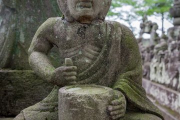 Intricately carved statue