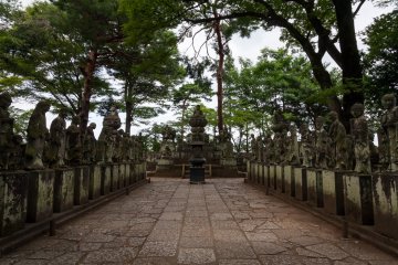 540 Buddha statues at Kitain Temple