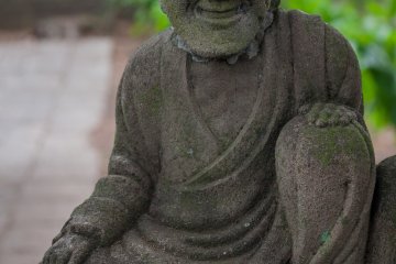 A friendly statue