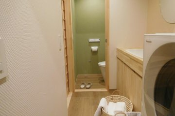 Laundry room and bathroom