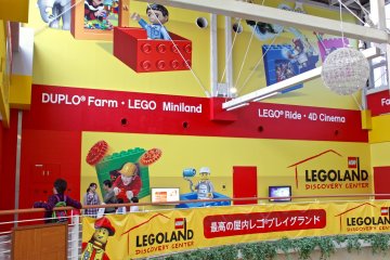 Coupons to the indoor theme parks of the Tempozan Marketplace like Legoland.