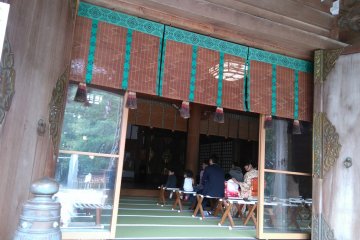 Scene at the shrine 