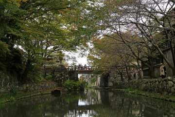 View of one of the many bridges you will see from the boat