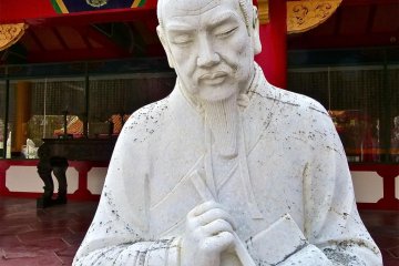 One of the sages, deep in contemplation