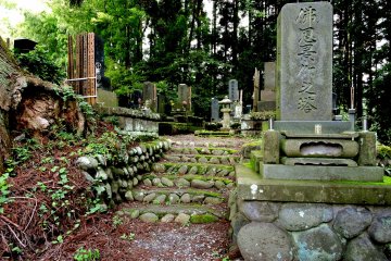 Old graveyard beside the road