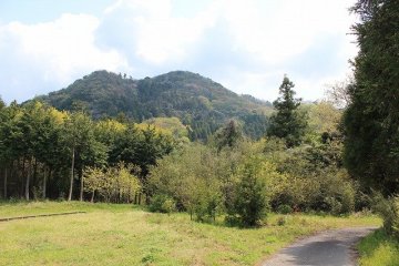 View of the village in spring
