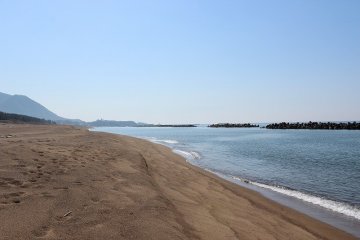 Beach closest to the village