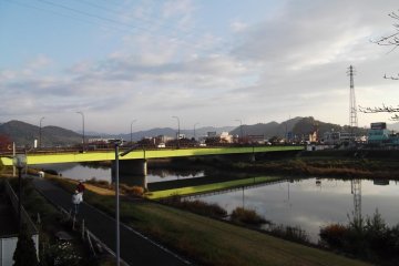 <p>The morning view from the terrace</p>