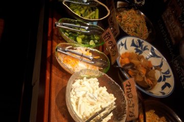 Spoiled for choice with 22 different dishes on offer