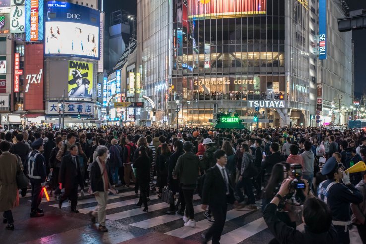 Shibuya Crossing, not for the faint hearted