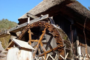 Traditional mill in the village