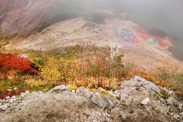 The impressive views continue on for several hours for anyone doing the 5 hour hike to  Hinokio-dake where a campground awaits you  