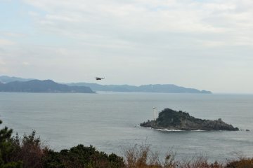Kites, a kind of sea hawk, comb the coast and circle the bridge
