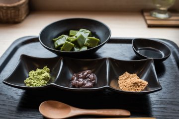 Matcha sweets that you make yourself in Hiroshima